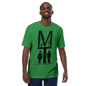 MAMA Black on Green Tee Shirt