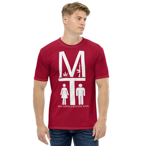 MAMA White on Red Tee Shirt