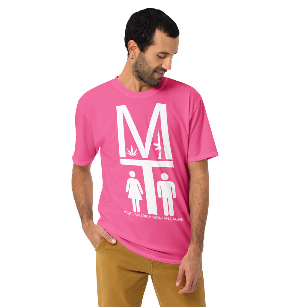 MAMA White on Pink Tee Shirt