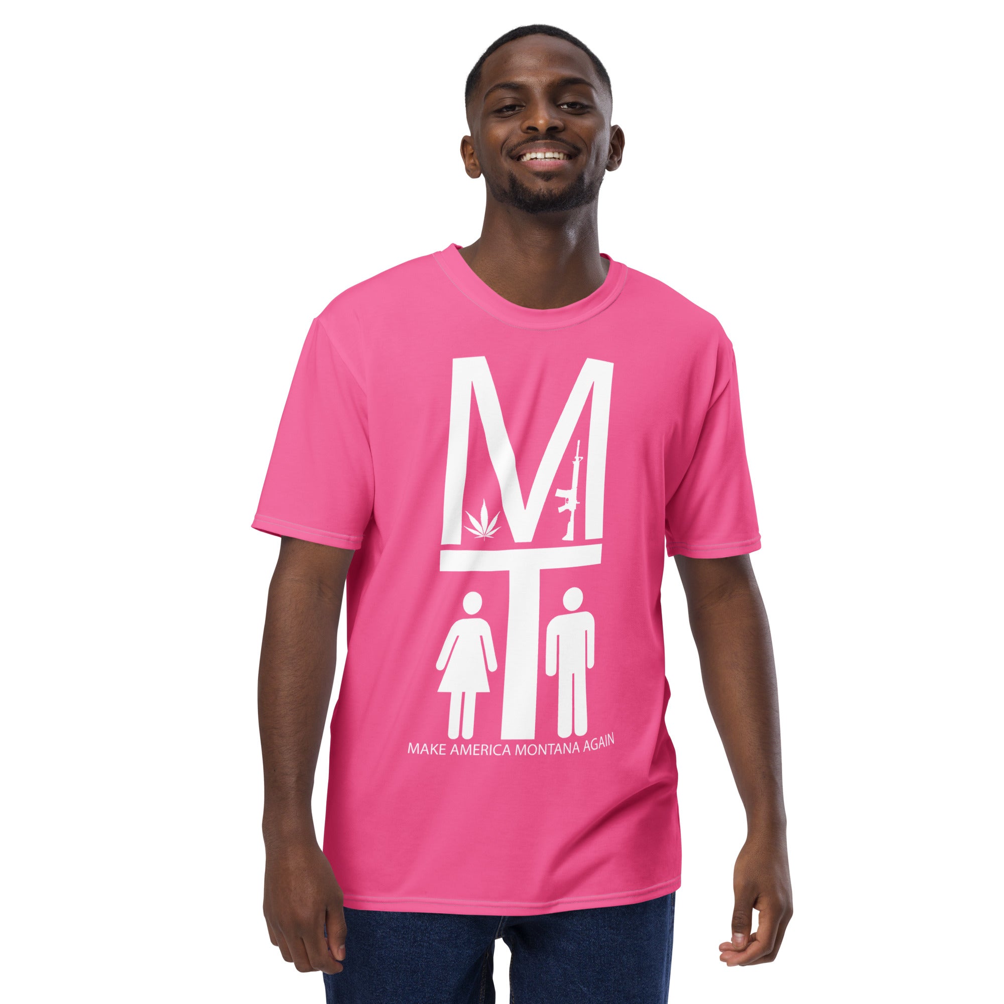 MAMA White on Pink Tee Shirt