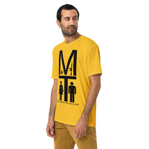 MAMA Black on Yellow Tee Shirt