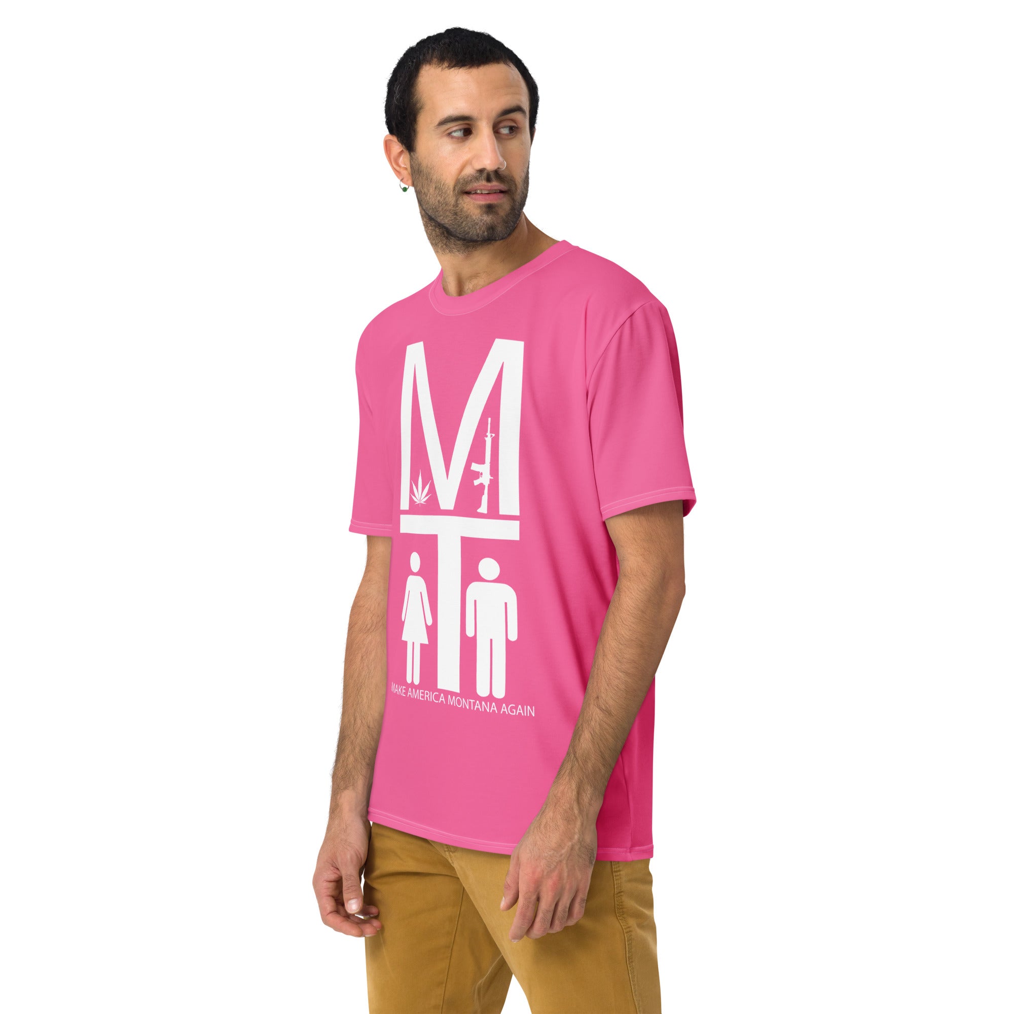 MAMA White on Pink Tee Shirt