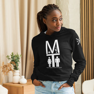 MAMA White Hardcore Hooded Long-Sleeve Tee Shirt