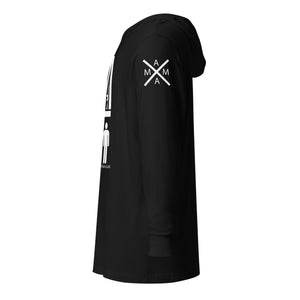 MAMA White Hardcore Hooded Long-Sleeve Tee Shirt