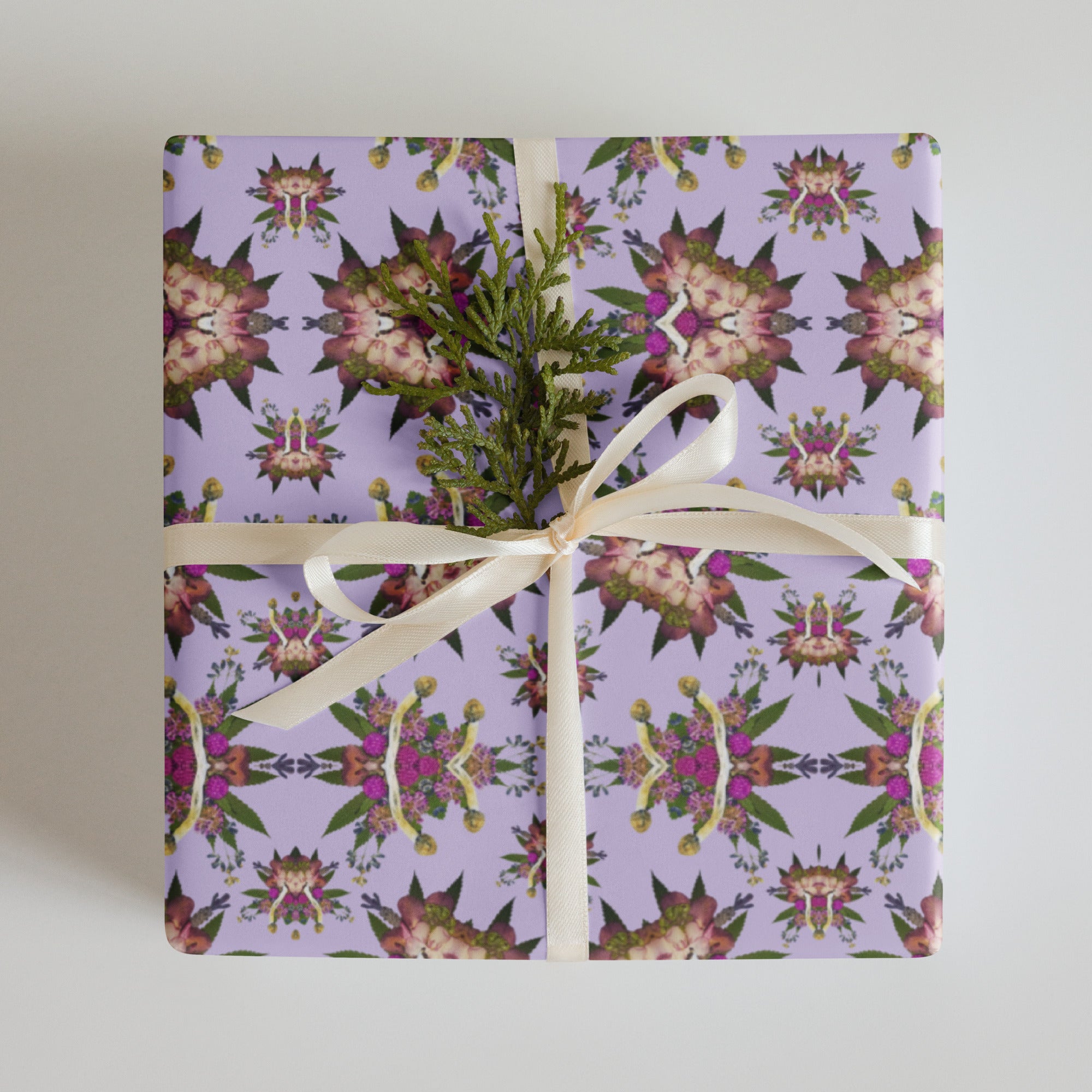Fungeyes (Purps) Wrapping paper sheets