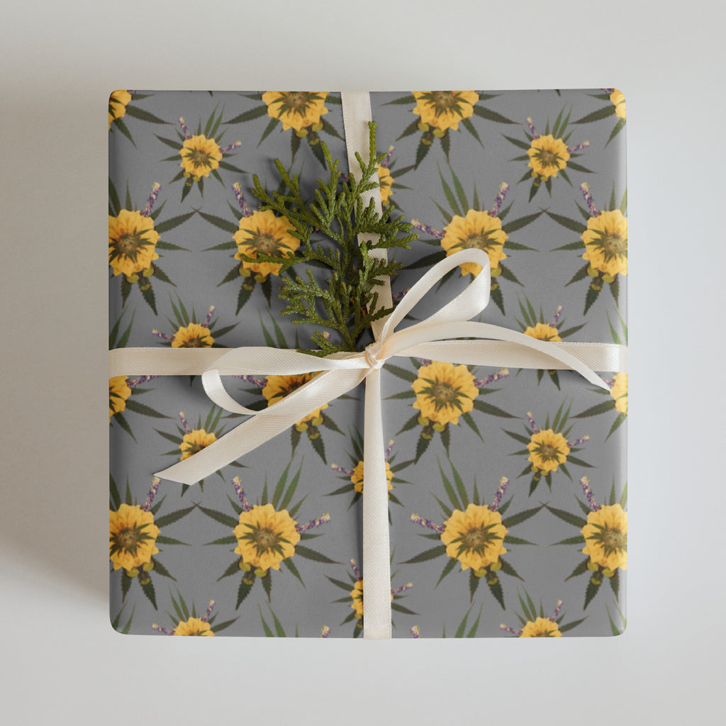 Blossom (Greytful) Wrapping paper sheets