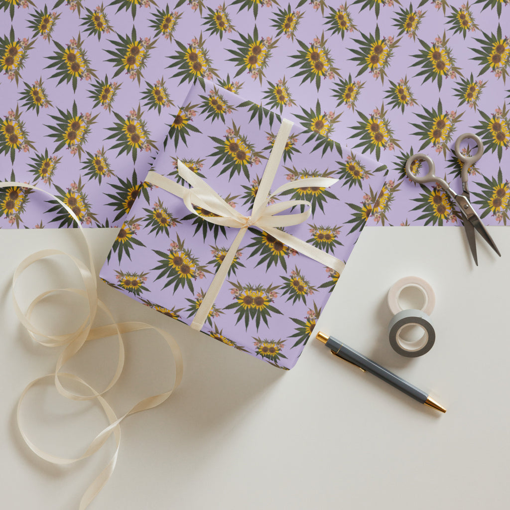 Sol (Purps) Wrapping paper sheets