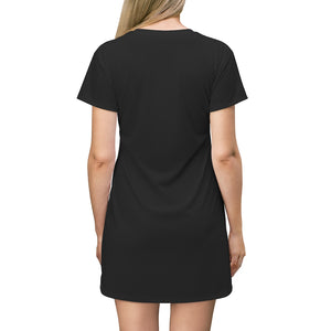 Bryar Rabbit (Midnite) All Over Print T-Shirt Dress