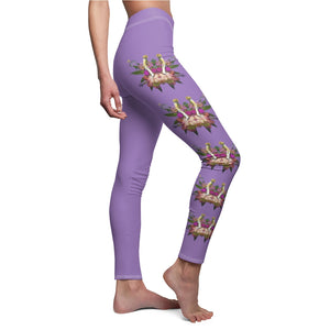 Fungeyes (Purps) Women's Cut & Sew Casual Leggings