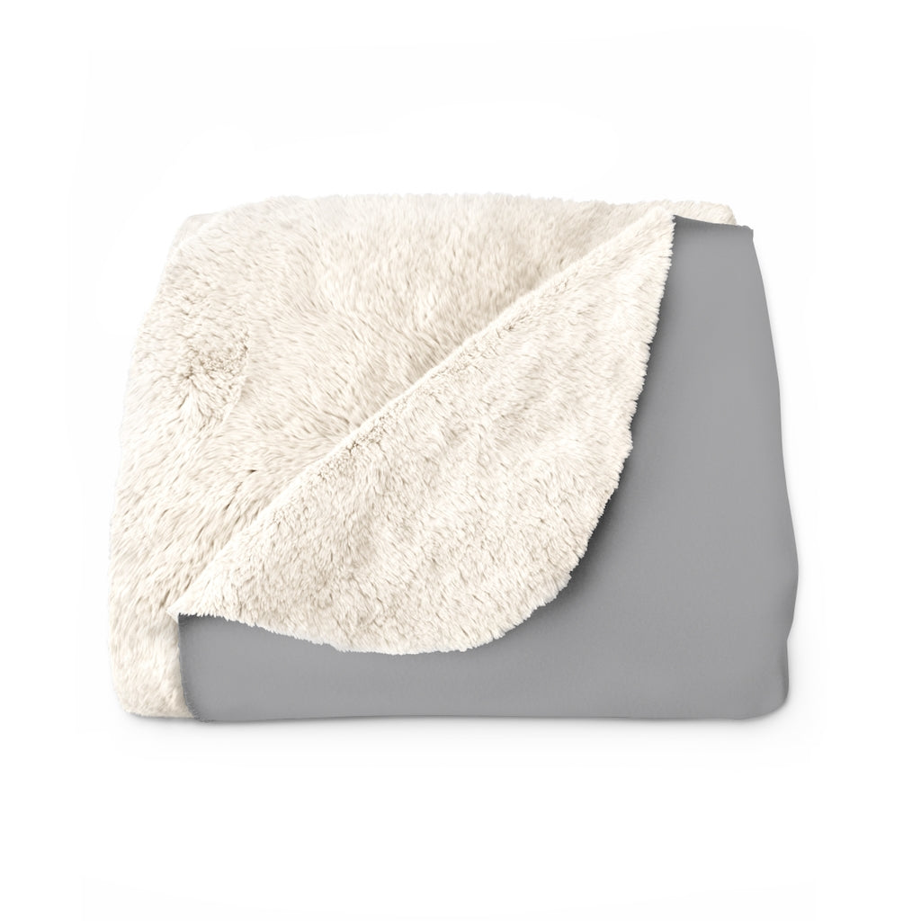 Penetration (Greytful) Sherpa Fleece Blanket