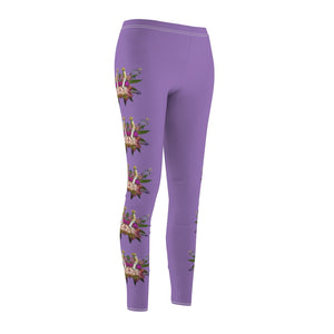 Fungeyes (Purps) Women's Cut & Sew Casual Leggings