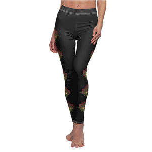 Cross Faded (Midnite) Women's Cut & Sew Casual Leggings