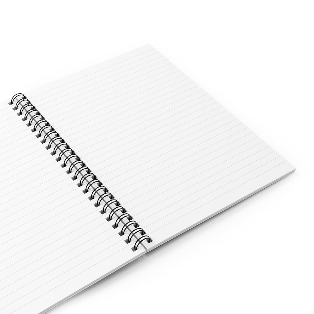 Cross Faded (Whiteout) Spiral Notebook - Ruled Line