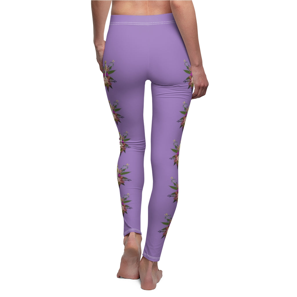 Fungeyes (Purps) Women's Cut & Sew Casual Leggings