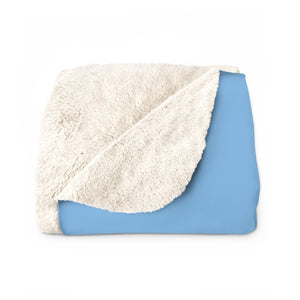 Bogan-Kisses (Sky) Sherpa Fleece Blanket