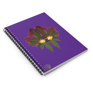 Cross Faded (Purps) Spiral Notebook - Ruled Line