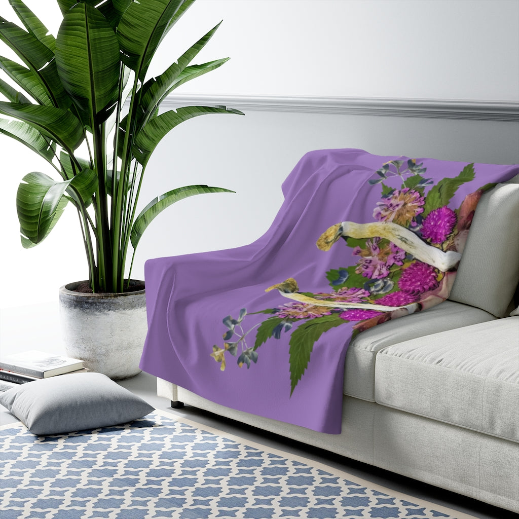 Fungeyes (Purps) Sherpa Fleece Blanket