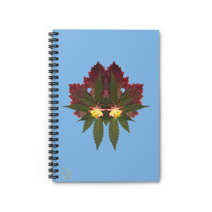 Cross Faded (Sky) Spiral Notebook - Ruled Line