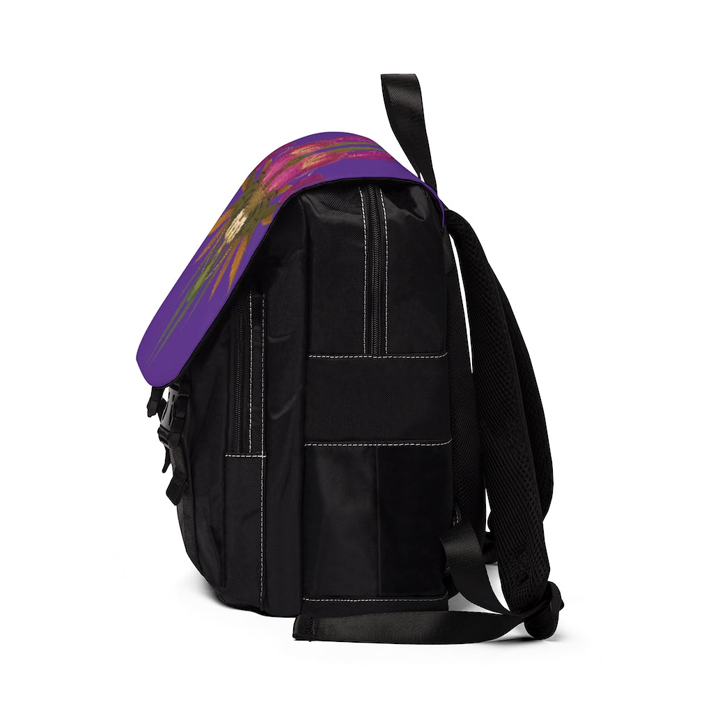 Viral (Purps) Unisex Casual Shoulder Backpack