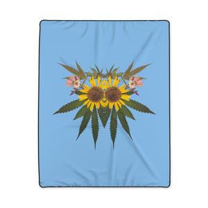 Sol (Sky) Polyester Blanket