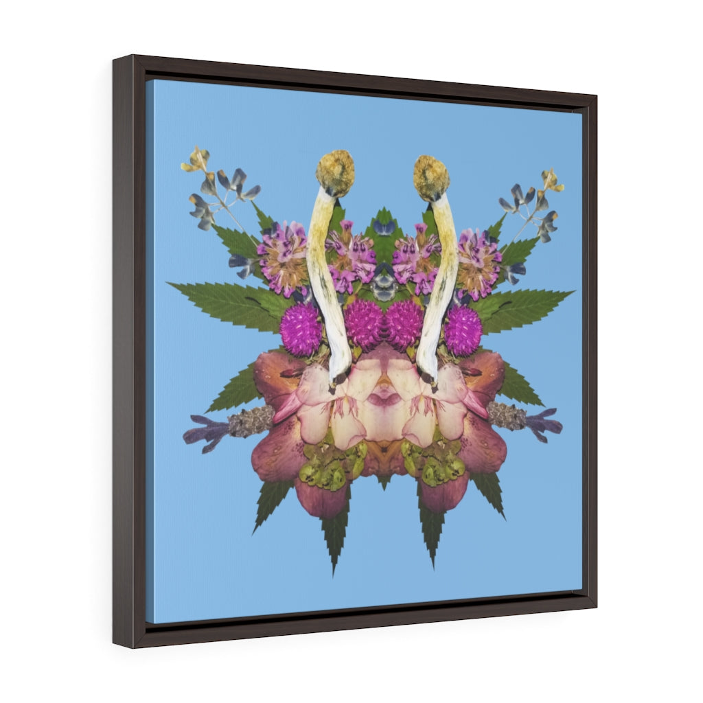 Fungeyes (Sky) Square Framed Premium Gallery Wrap Canvas