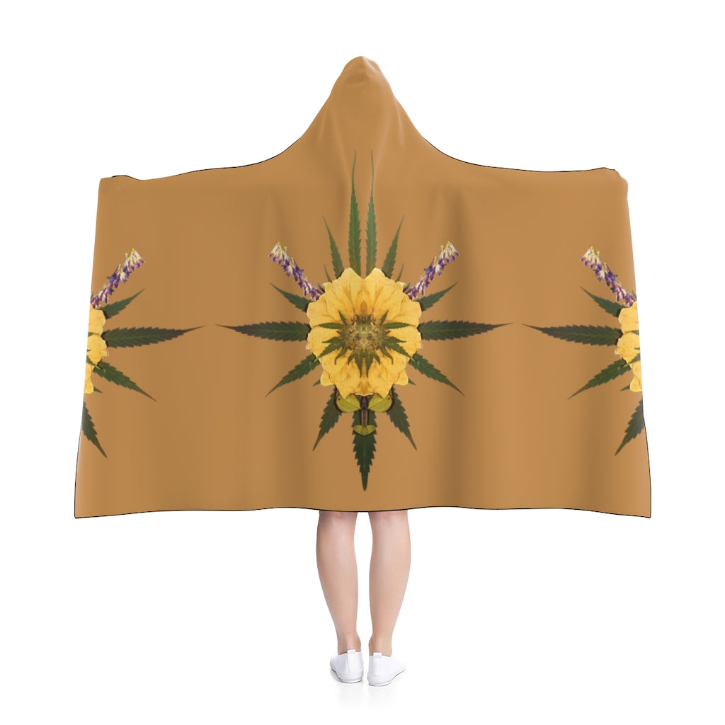 Blossom (Natural) Hooded Blanket