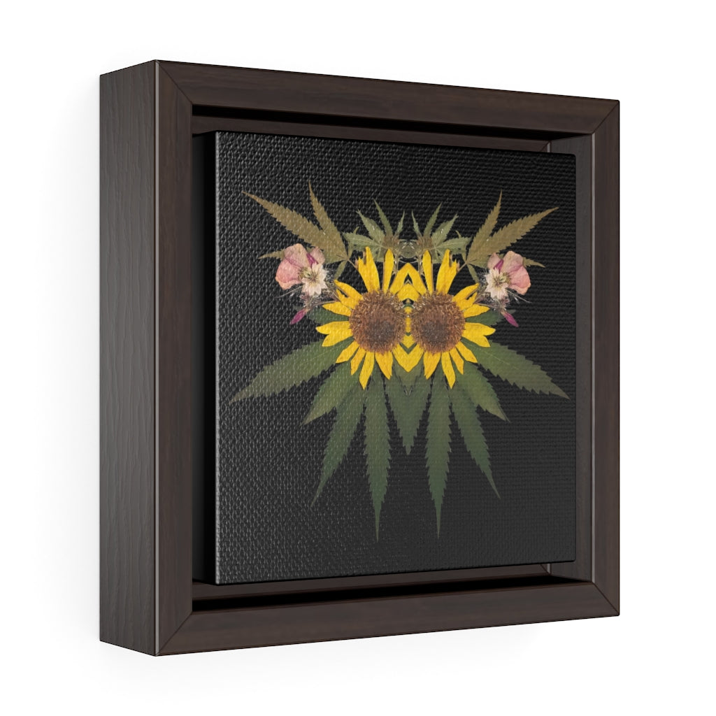 Sol (Midnite) Square Framed Premium Gallery Wrap Canvas