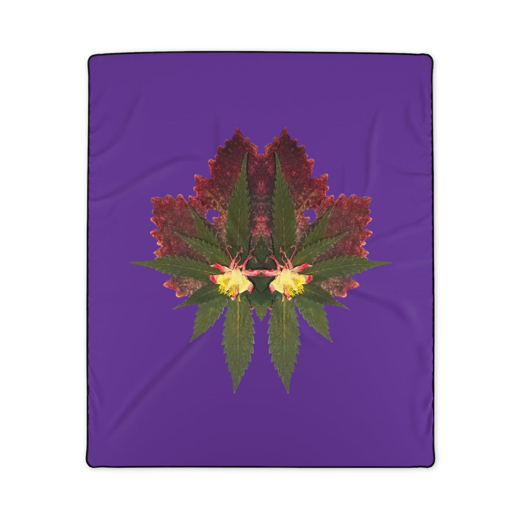 Cross Faded (Purps) Polyester Blanket