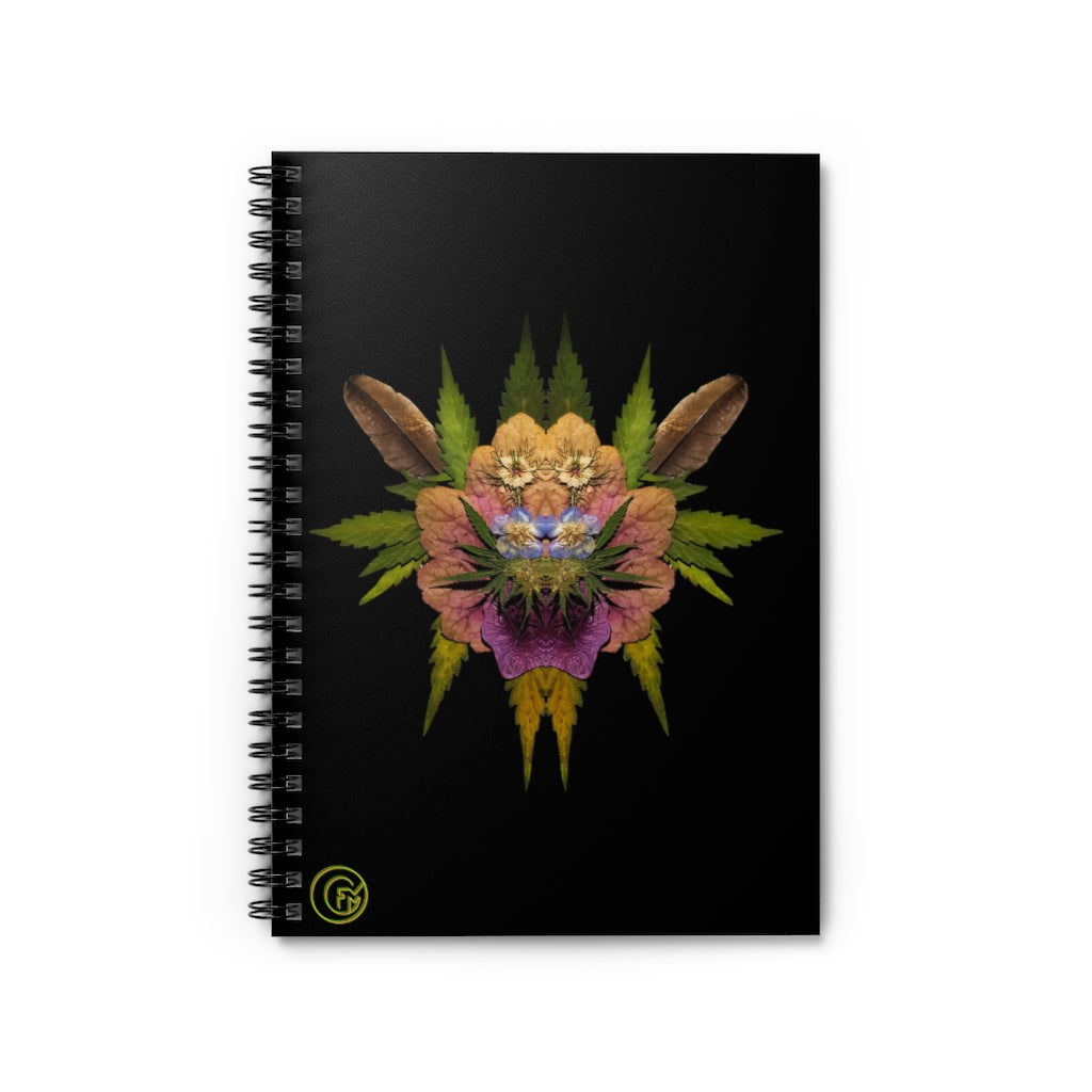 Bryar Rabbit (Midnite) Spiral Notebook - Ruled Line