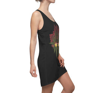 Cross Faded (Midnite) Women's Cut & Sew Racerback Dress (Logo)