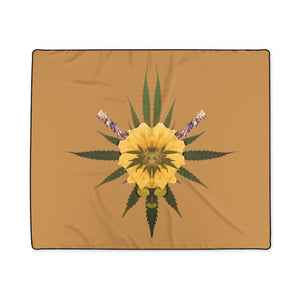 Blossom (Natural) Polyester Blanket