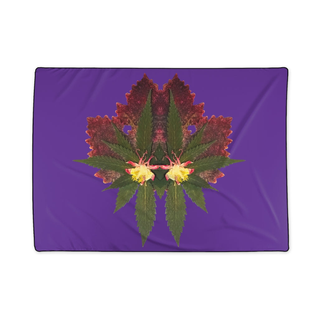 Cross Faded (Purps) Polyester Blanket