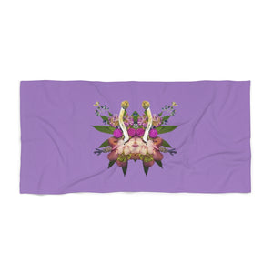 Fungeyes (Purps) Beach Towel