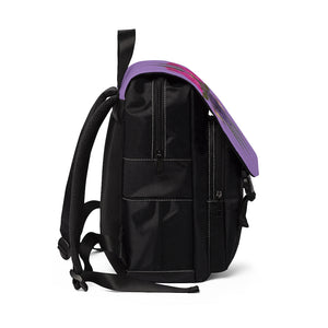 Bogan-Kisses (Purps) Unisex Casual Shoulder Backpack
