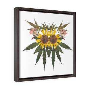 Sol (Whiteout) Square Framed Premium Gallery Wrap Canvas