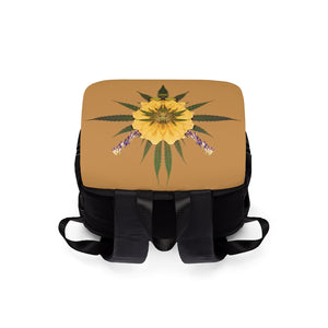 Blossom (Natural) Unisex Casual Shoulder Backpack