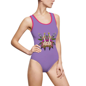 Fungeyes (Purps) Women's Classic One-Piece Swimsuit