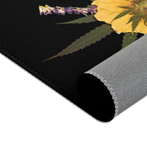 Blossom (Midnite) Area Rugs