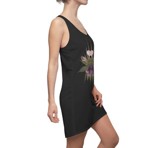 Soft Kiss (Midnite) Women's Cut & Sew Racerback Dress (Logo)