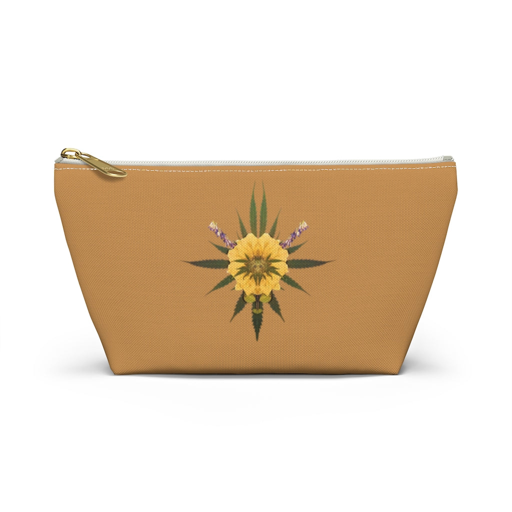 Blossom (Natural) Accessory Pouch w T-bottom
