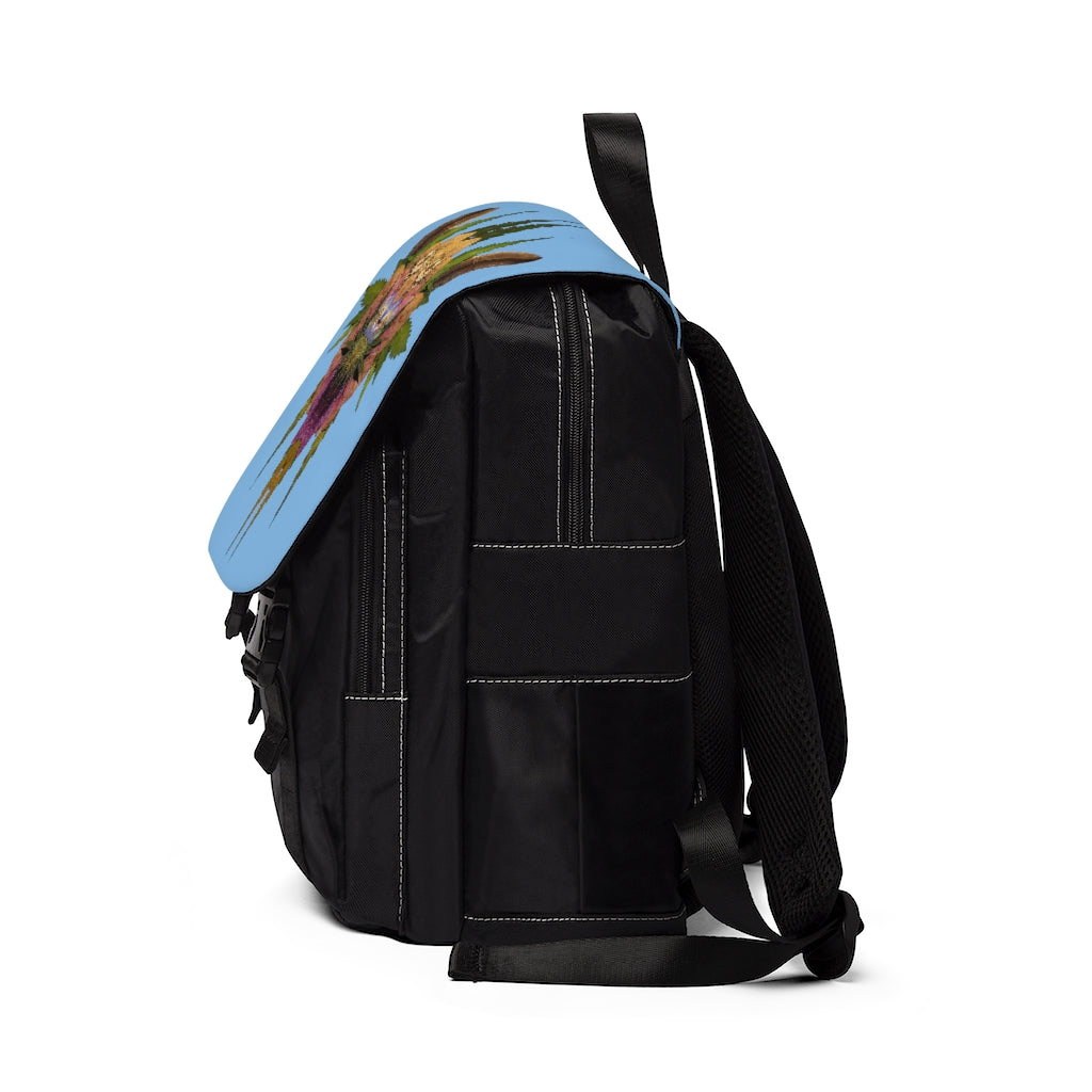 Bryar Rabbit (Sky) Unisex Casual Shoulder Backpack