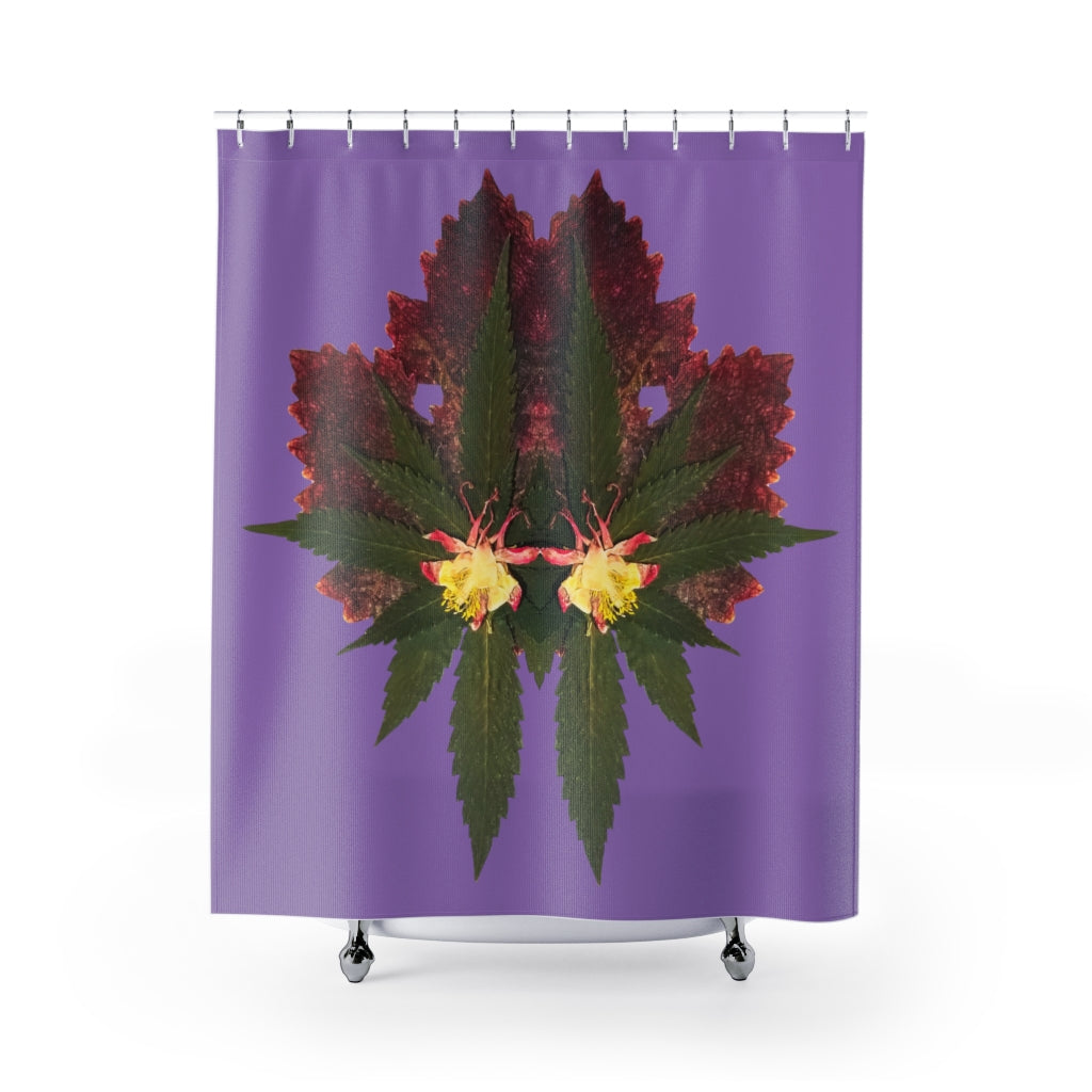 Cross Faded Shower Curtains