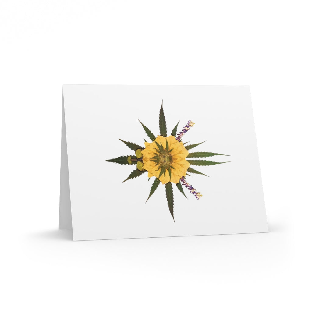 Blossom (Whiteout) Greeting Cards (8 pcs)
