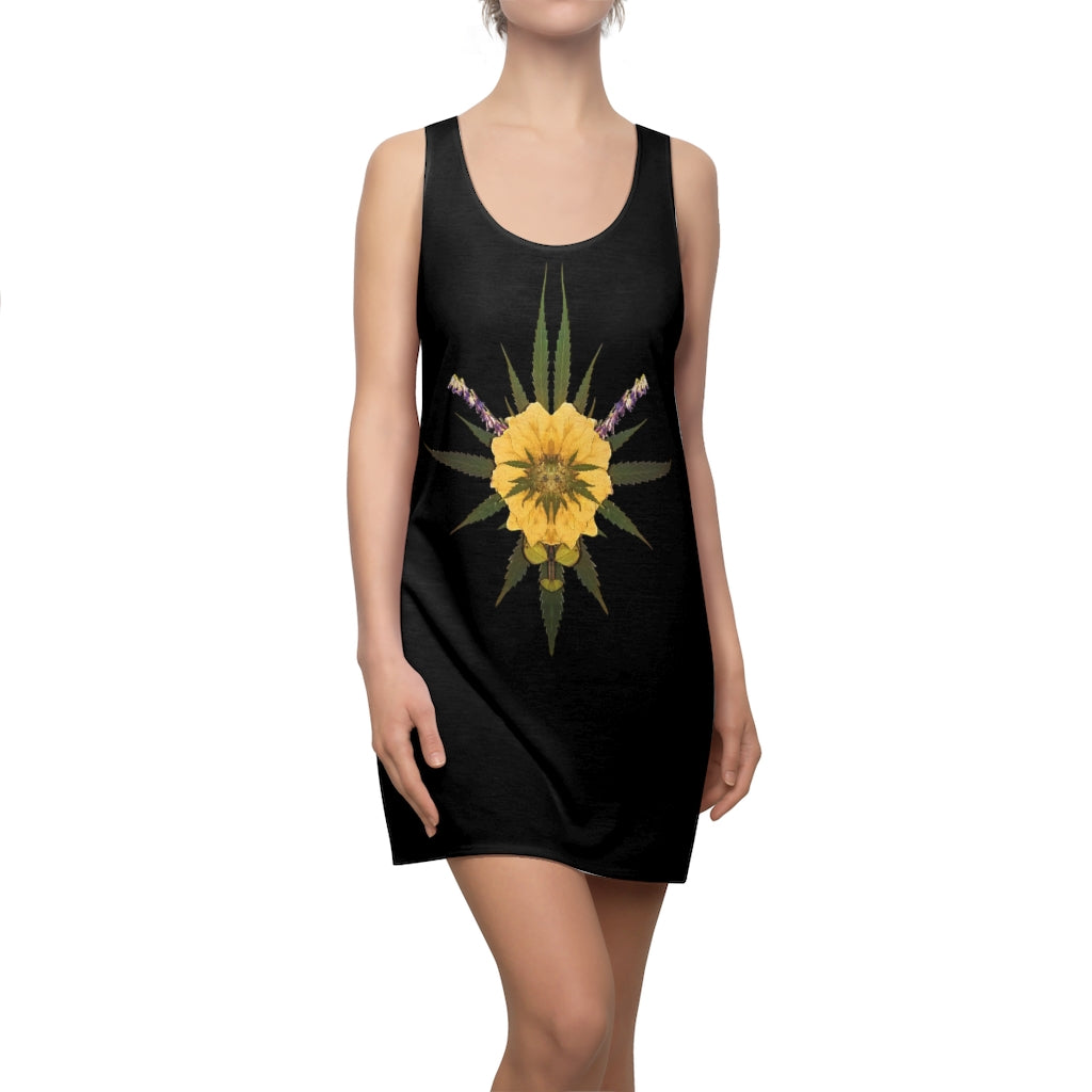 Blossom (Midnite) Women's Cut & Sew Racerback Dress