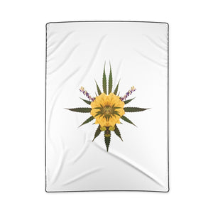 Blossom (Whiteout) Polyester Blanket