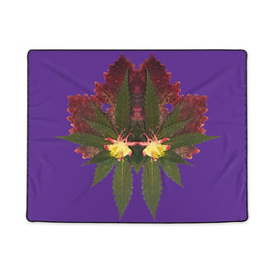 Cross Faded (Purps) Polyester Blanket