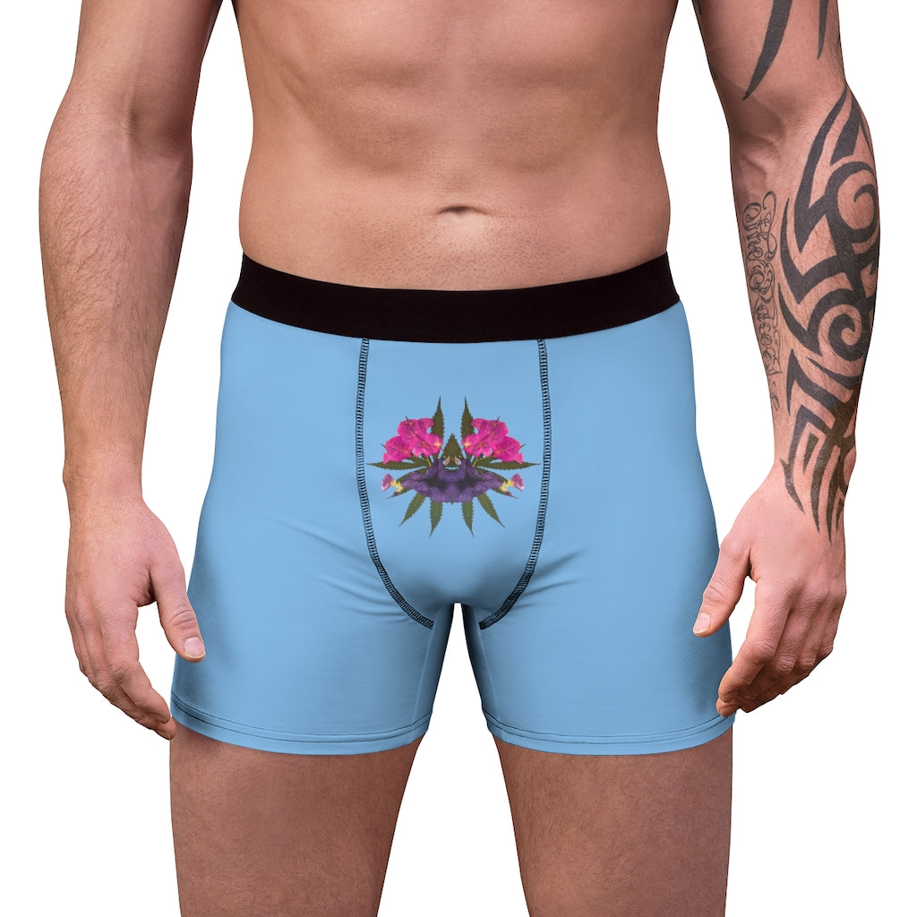 Bogan-Kisses (Sky) Men's Boxer Briefs