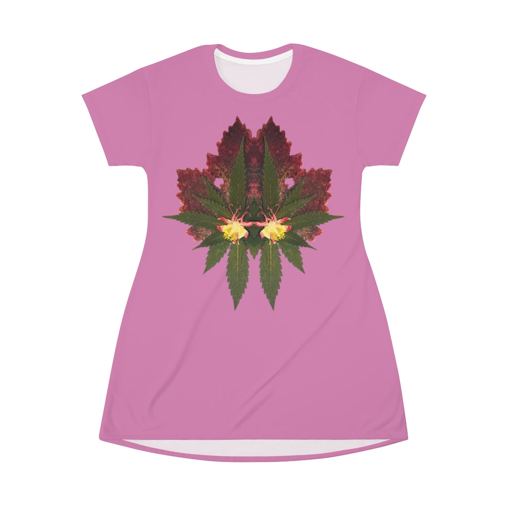 Cross Faded (Princess) All Over Print T-Shirt Dress (Logo)