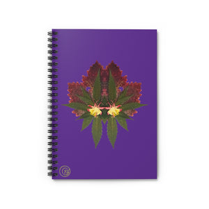 Cross Faded (Purps) Spiral Notebook - Ruled Line