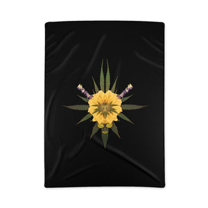Blossom (Midnite) Polyester Blanket